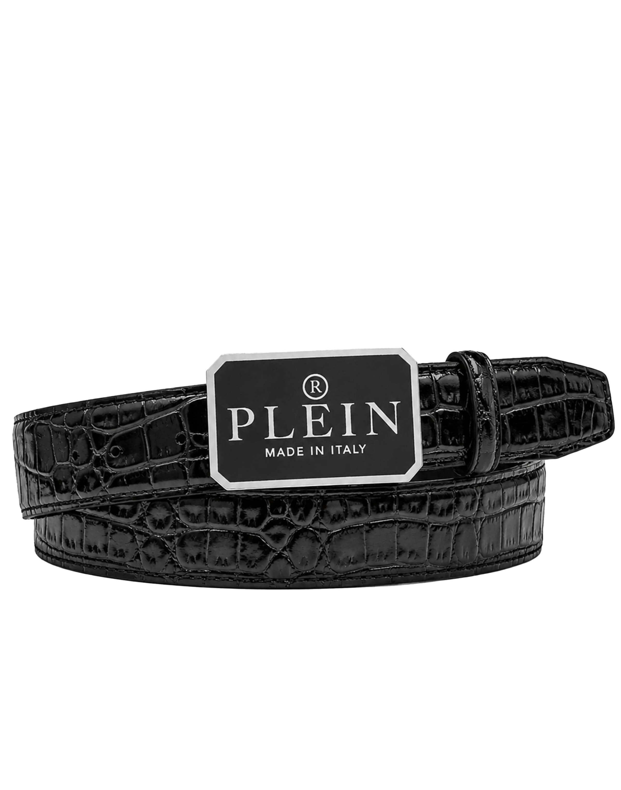 Philipp Plein - Cintos 'Cocco' em preto: frente