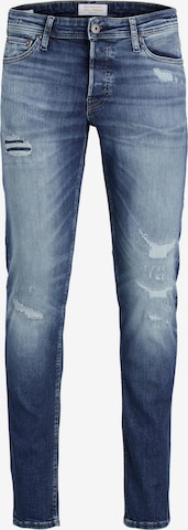 JACK & JONES Skinny Jeans 'LIAM COLE' in Blau: predná strana