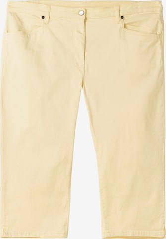SHEEGO Regular Jeans in Gelb: predná strana