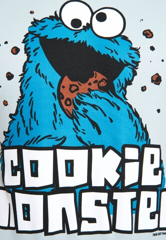 LOGOSHIRT Shirt 'Cookie Monster' in Blau