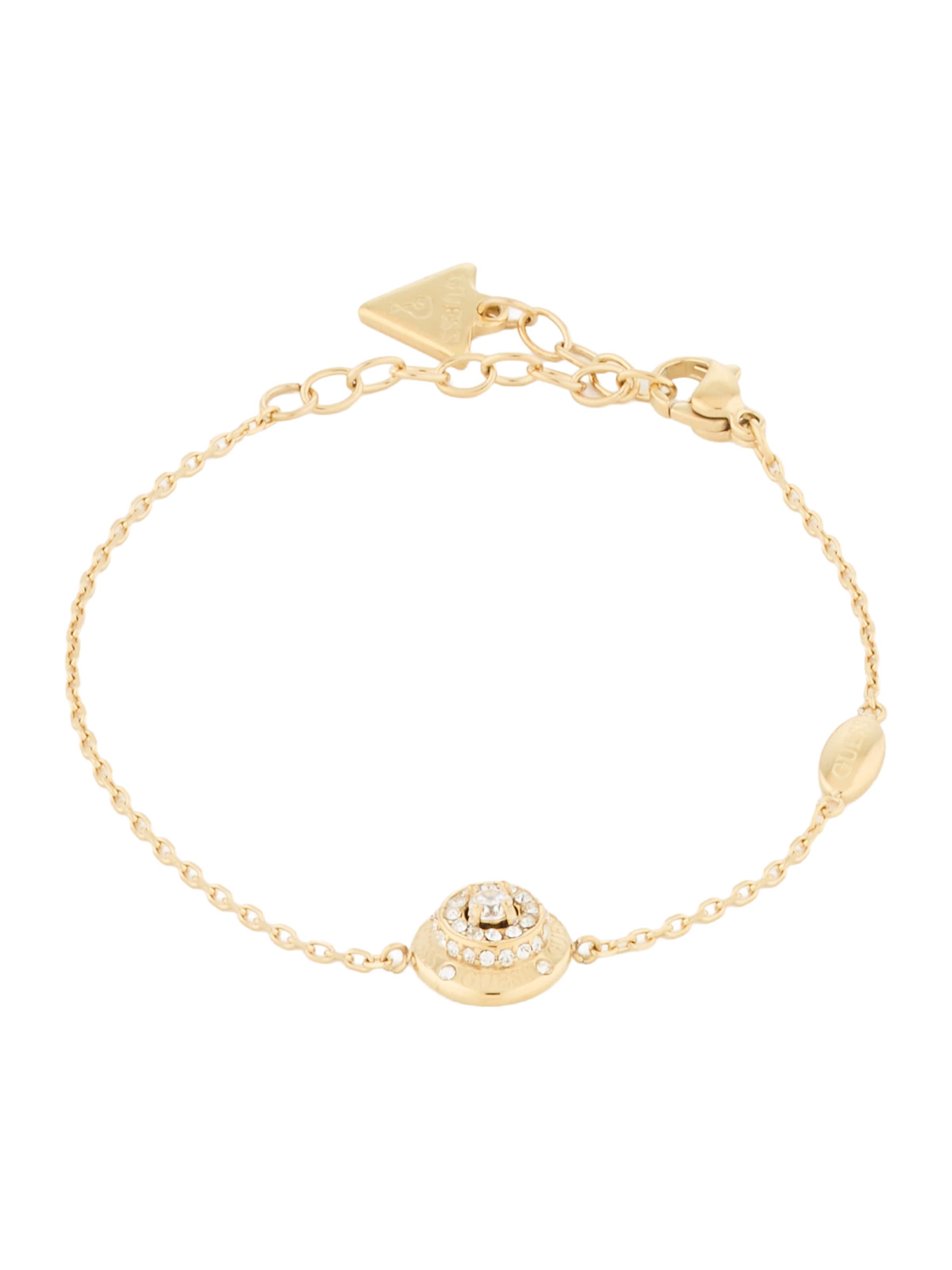 GUESS - Pulsera 'COIN' en amarillo: frente
