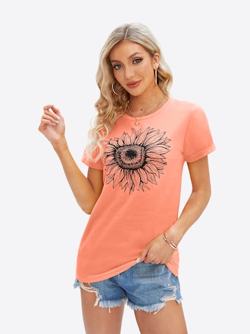 Imily Bela Tričko - Oranžová: predná strana