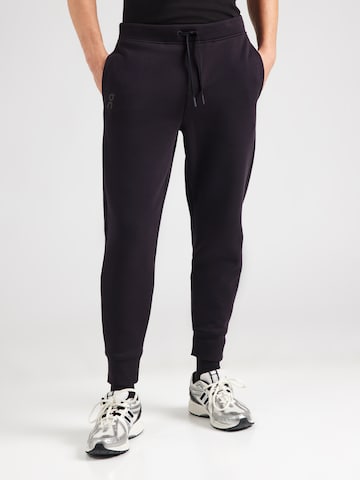 On Конический (Tapered) Спортивные штаны 'Focus' в Черный: спереди