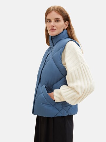 Gilet TOM TAILOR en bleu