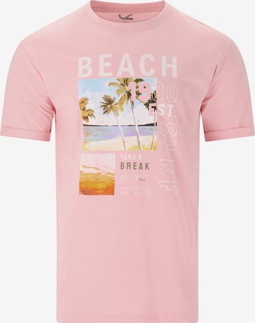 Cruz T-Shirt 'Thomsson' in Pink: predná strana