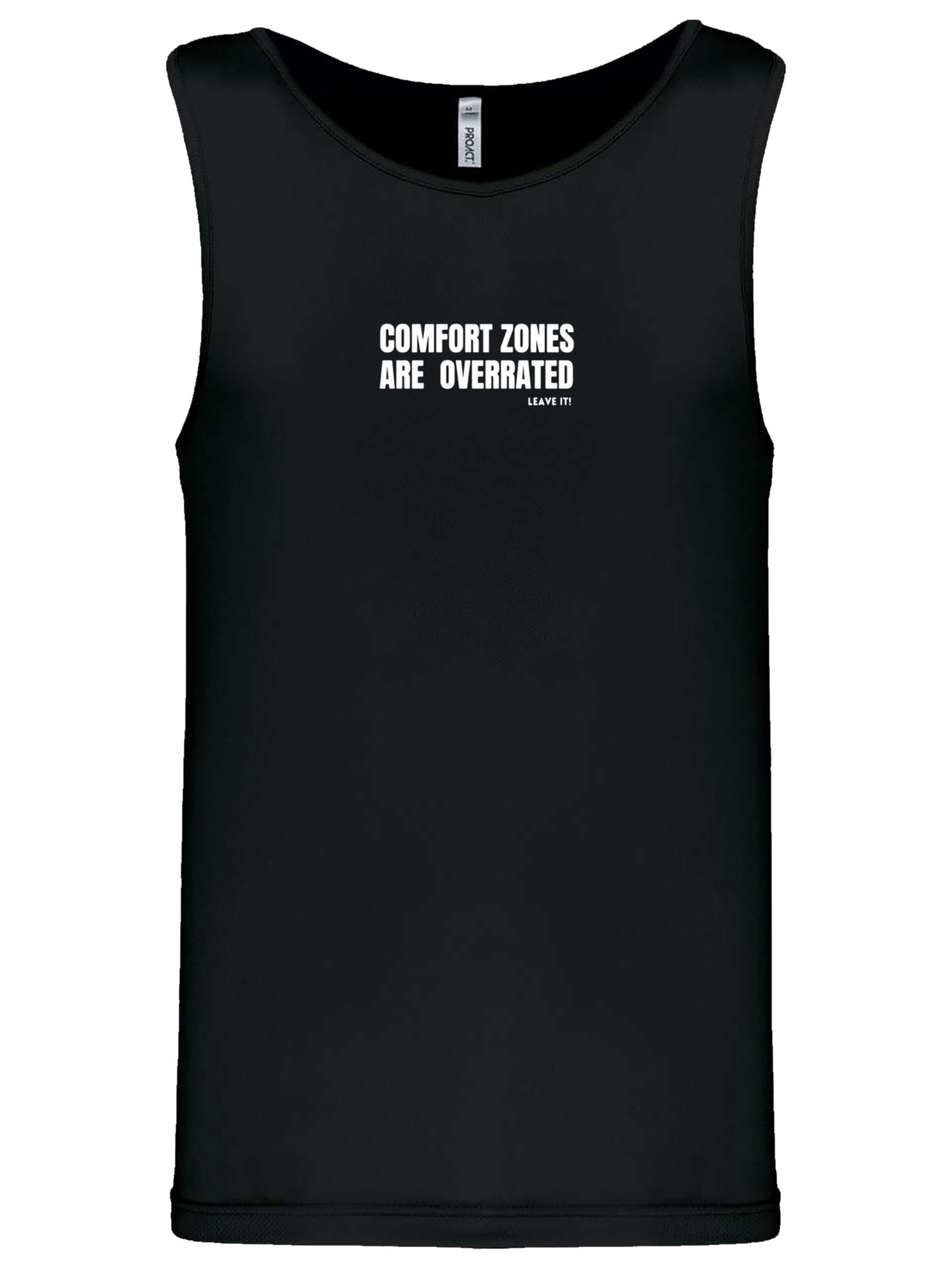 T-Shirt fonctionnel F4NT4STIC en noir : devant