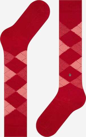 BURLINGTON Over the Knee Socks 'Whitby' in Red: front