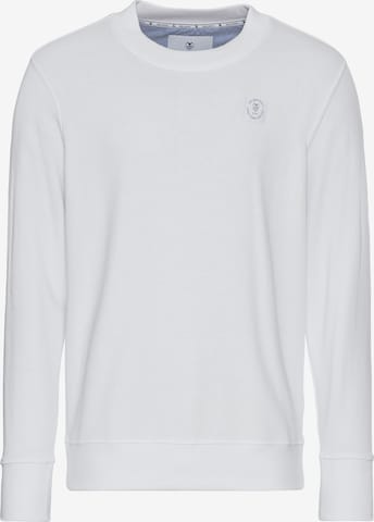 DELMAO Sweatshirt in Weiß: Vorderseite