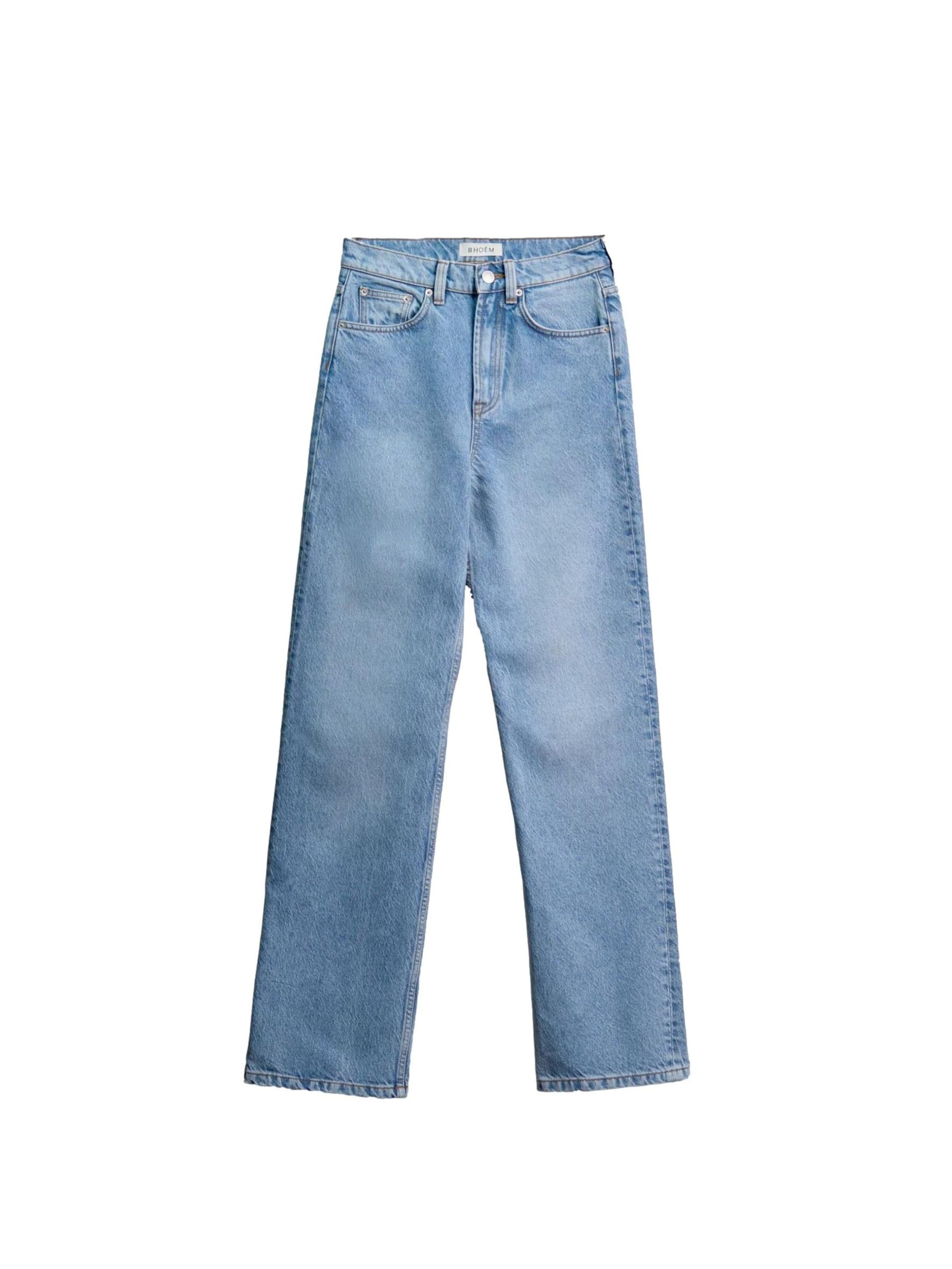 Bhoem Wide Leg Jeans in Blau: Vorderseite