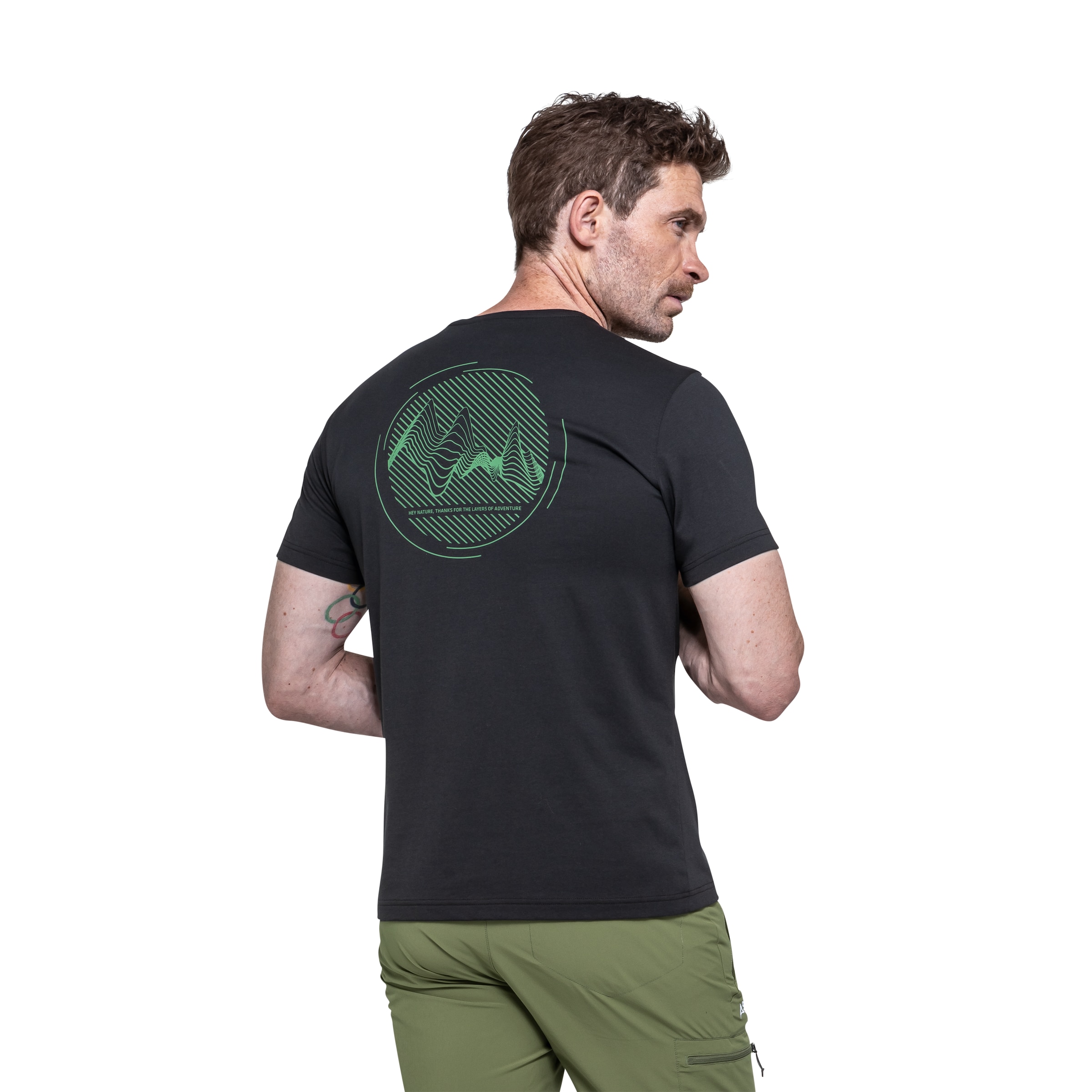 Schöffel Performance Shirt 'Buchberg' in Black: front