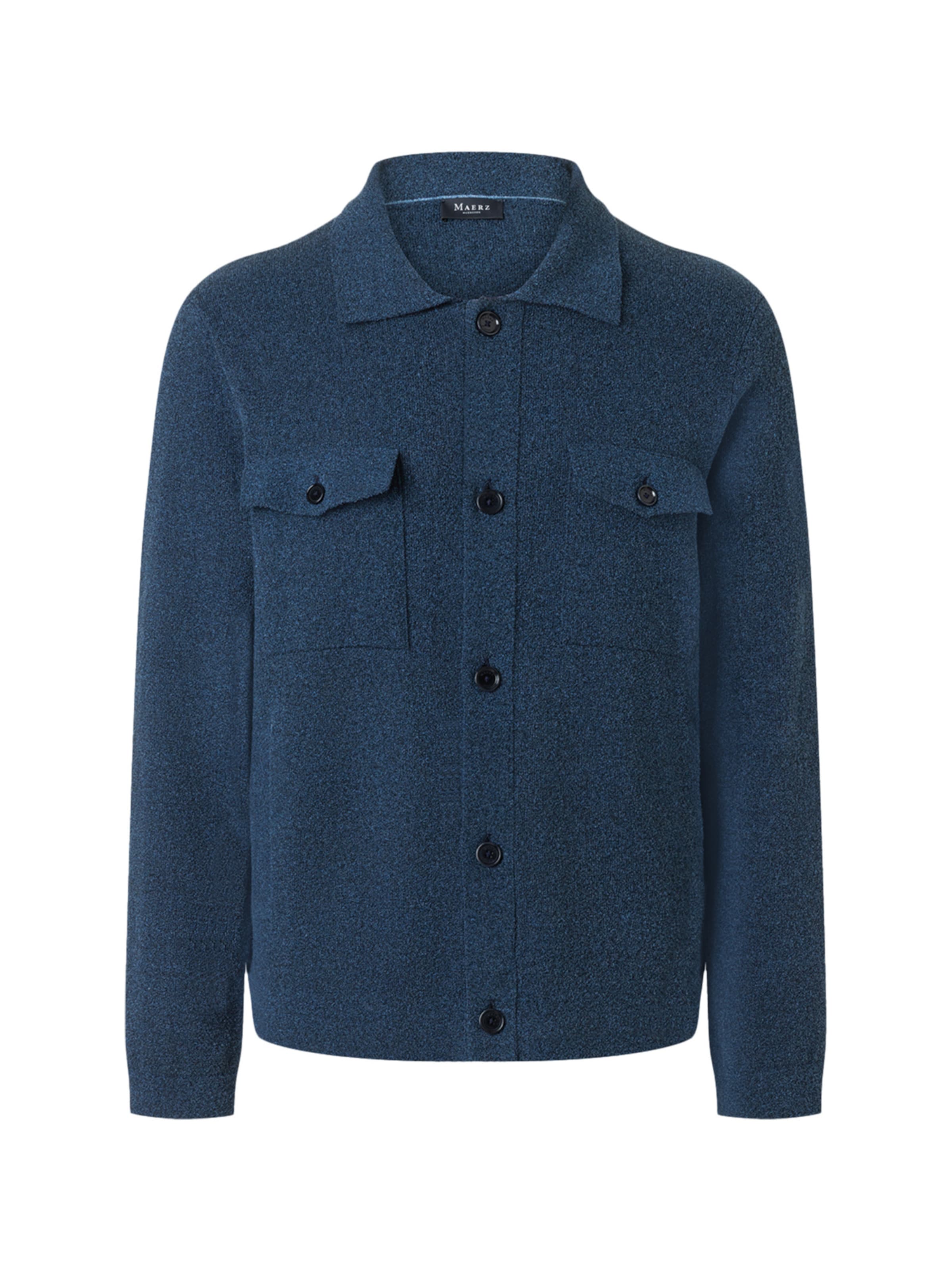 Vestes en maille ' 544000 ' MAERZ Muenchen en bleu : devant