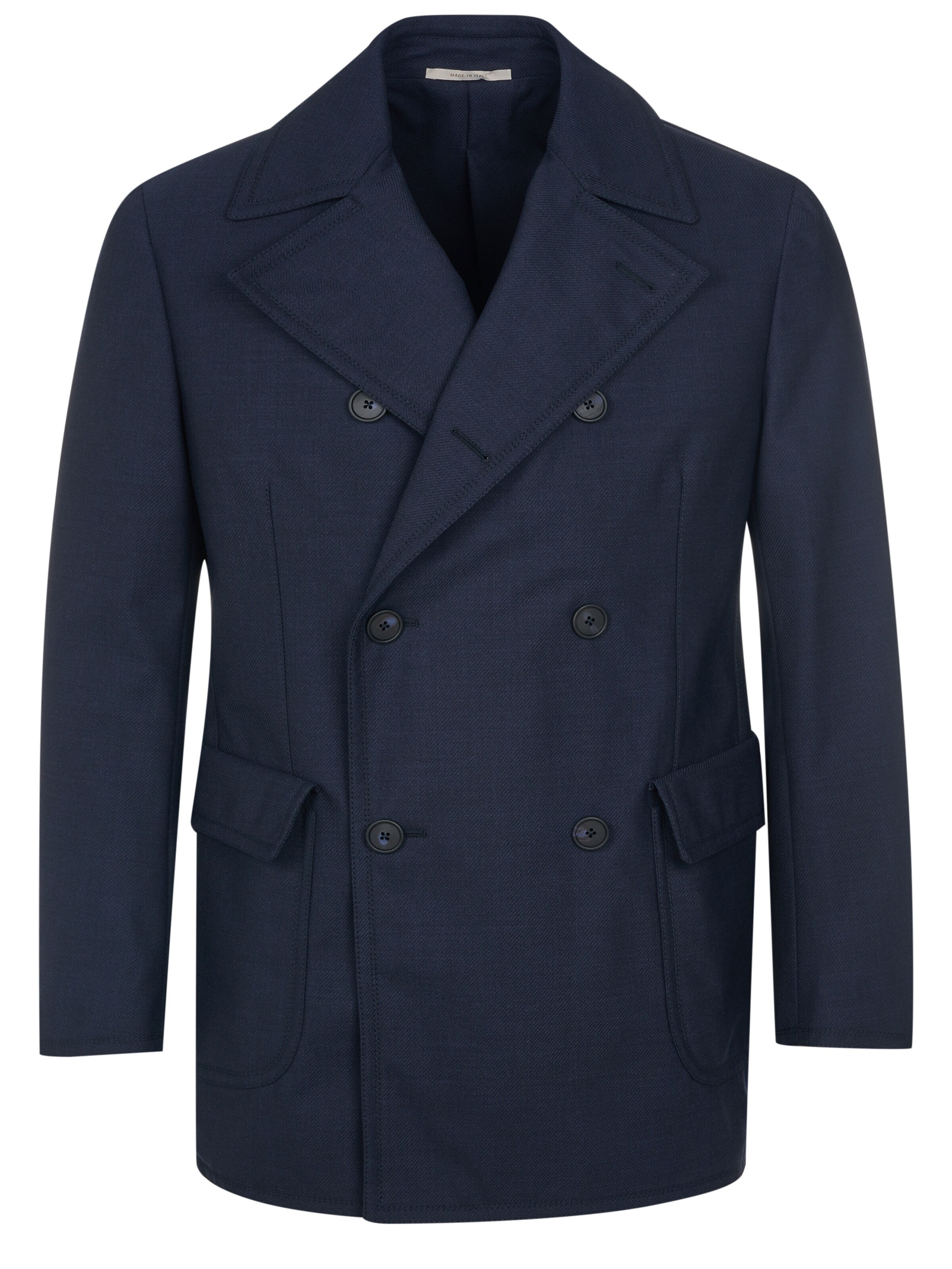 PAL ZILERI Between-Seasons Coat 'Pal Zileri Mantel' in Blue: front