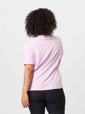 T-shirt Selected Femme Curve en rose