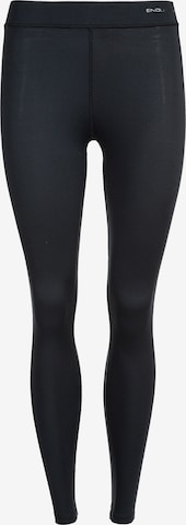 ENDURANCE Skinny Urheiluhousut 'Lamna' värissä musta: etupuoli