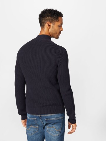 Casual Friday Strickjacke 'Kurt' in Blau