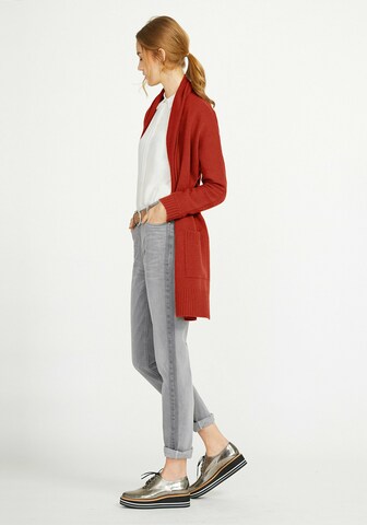 include Knit Cardigan in Red