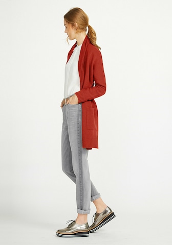 include Knit Cardigan in Red