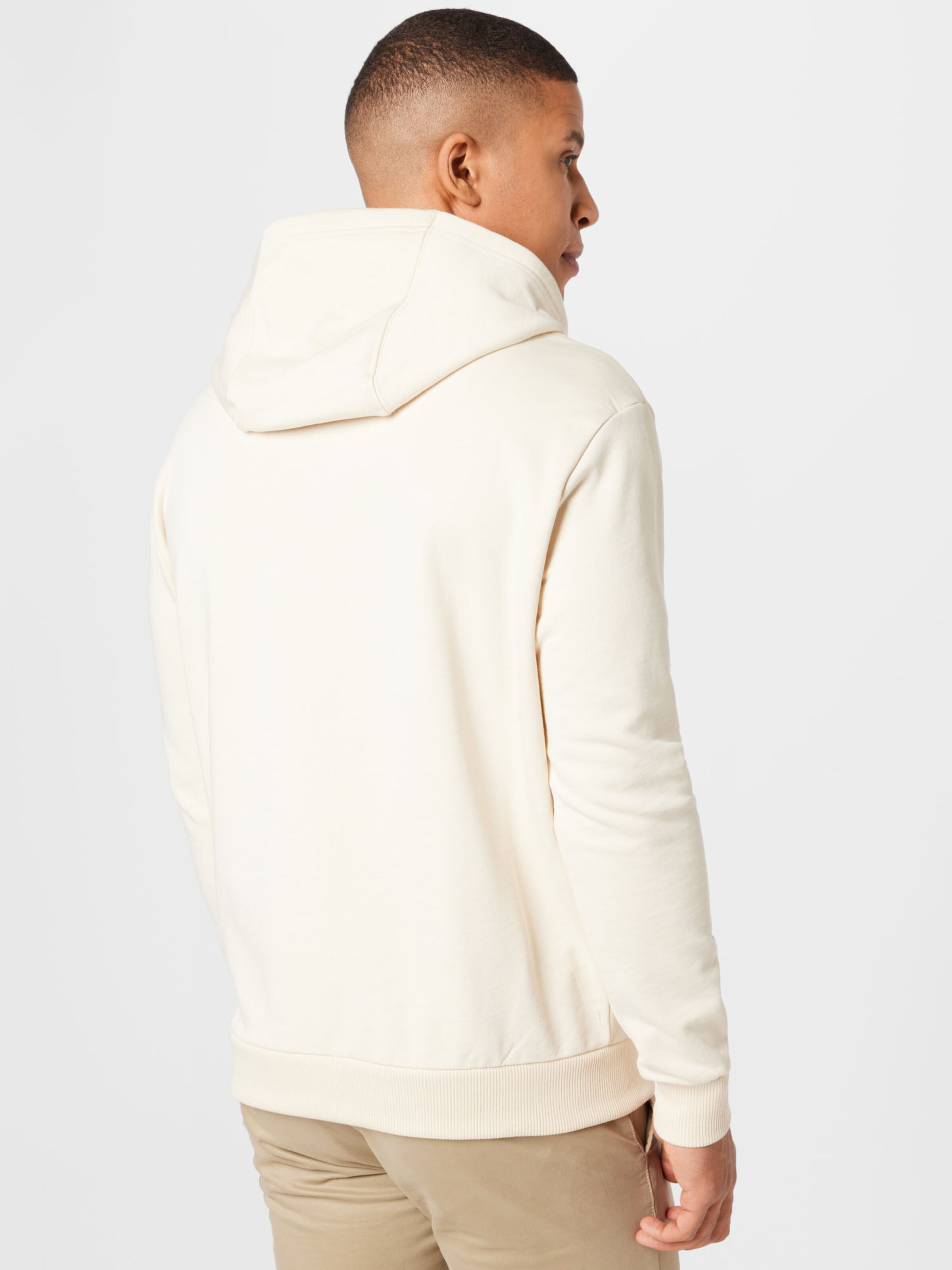 Männer Sweat HUGO Sweatshirt 'Debster' in Creme - AC47717 Männer Sweat HUGO Sweatshirt 'Debster' in Creme - AC47717