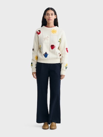 Thinking MU Pullover 'Candela' in Weiß