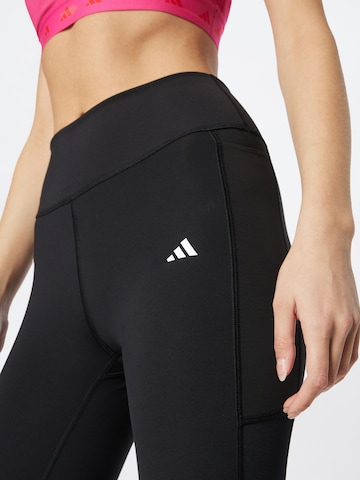 ADIDAS PERFORMANCE Skinny Workout Pants 'Train Essentials High-Intensity' in Black