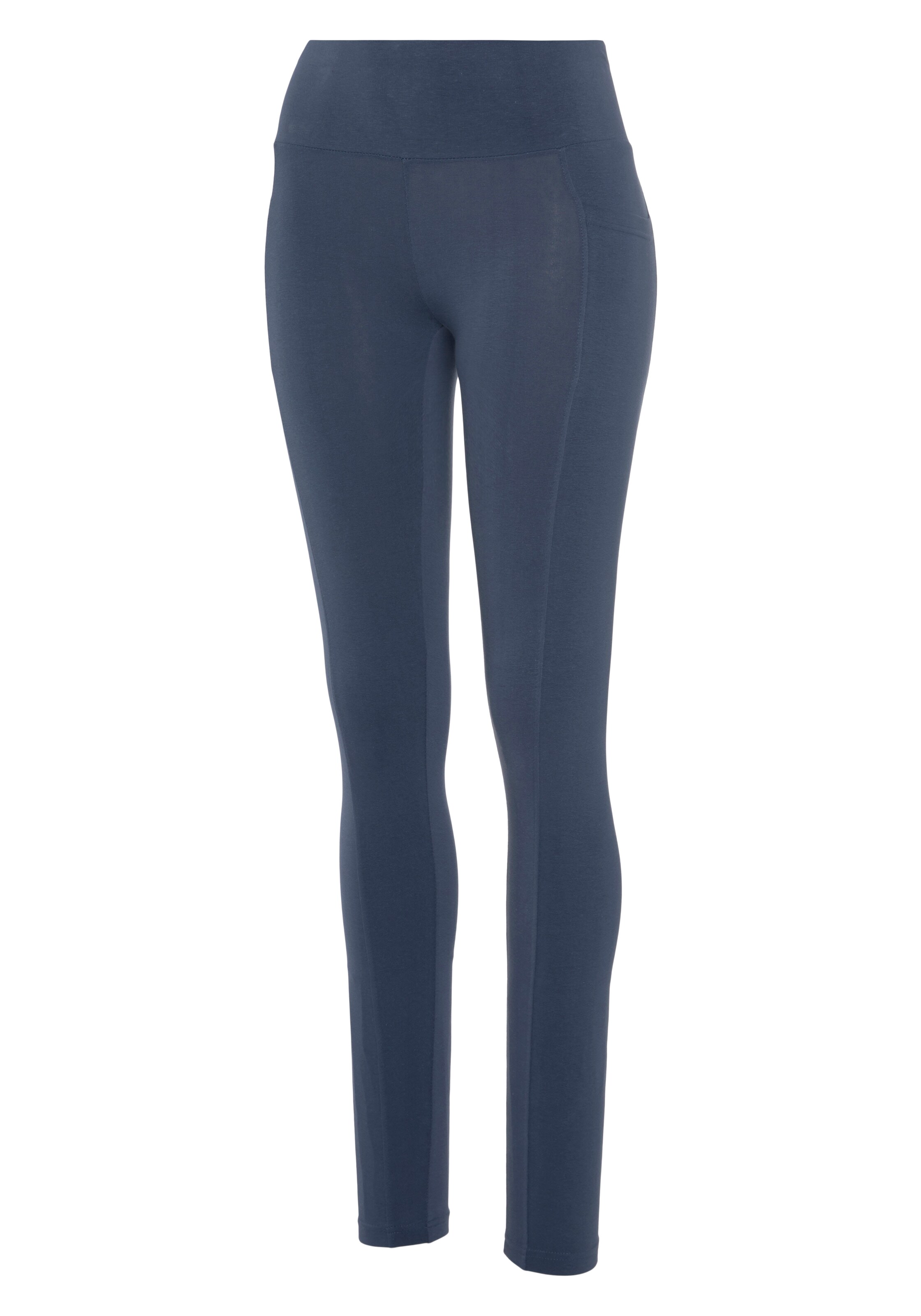 VIVANCE Skinny Workout Pants in Blue