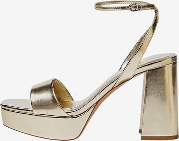 Pull&Bear Sandal in Gold