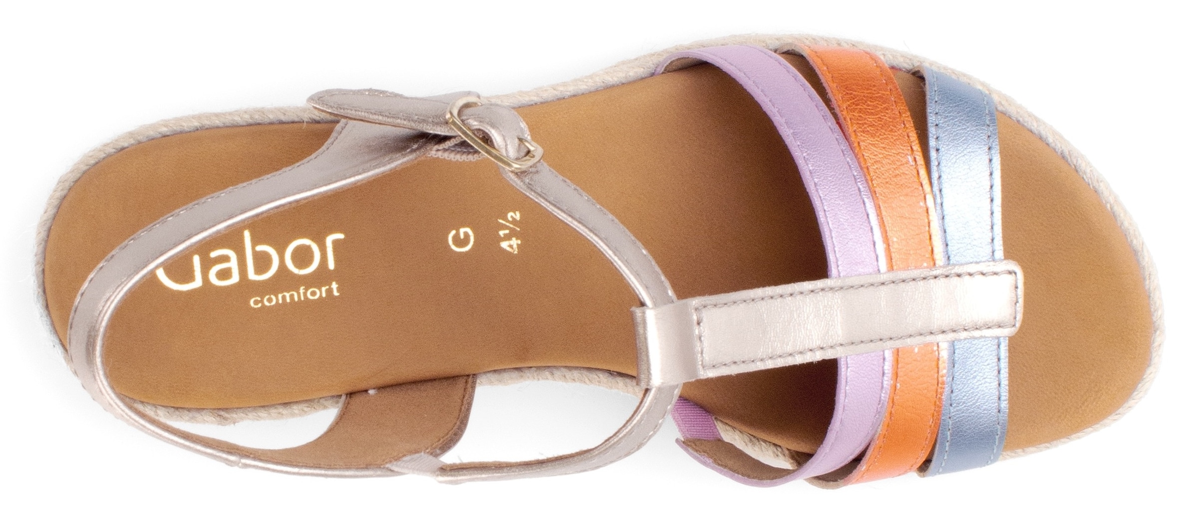 GABOR Sandale in Gold