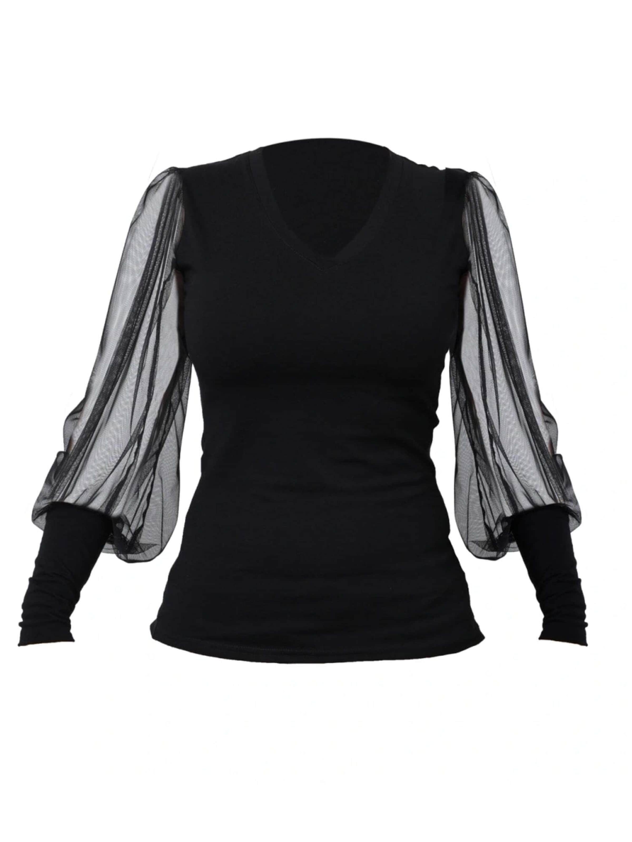 Metamorphoza Shirt in Zwart: voorkant