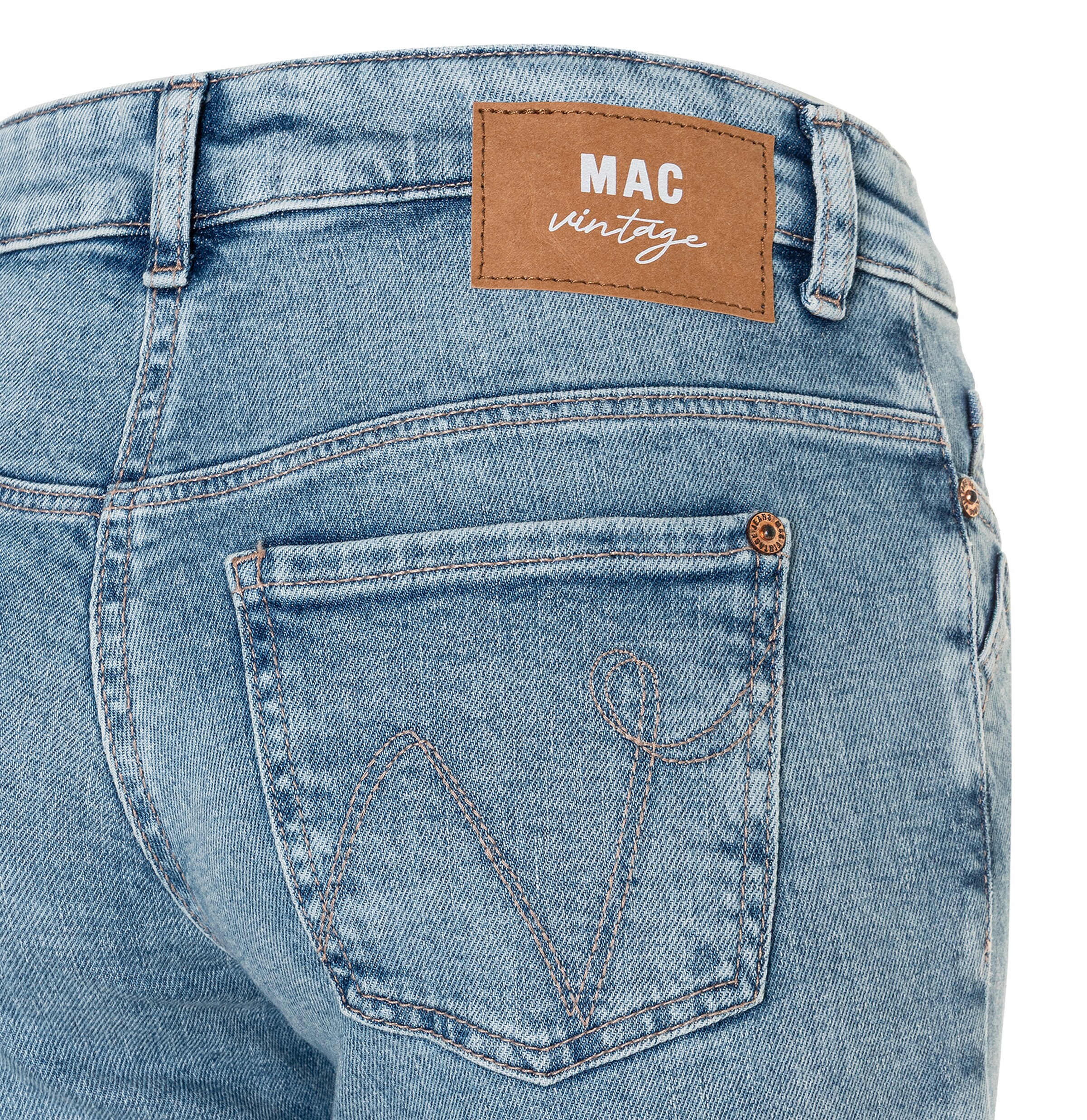 MAC Flared Jeans in Blau