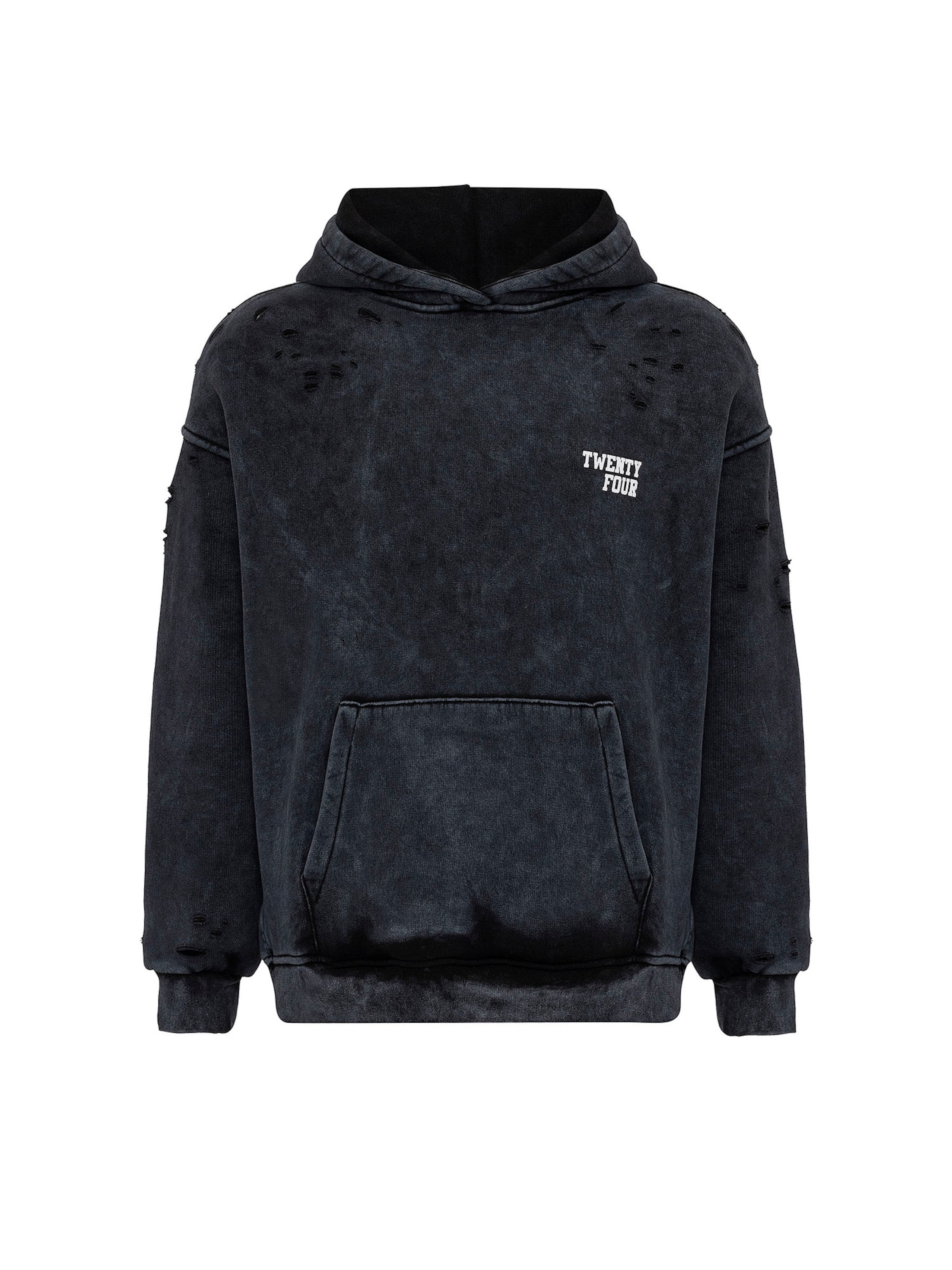 melns VAMOS CLO Sportisks džemperis: no priekšpuses