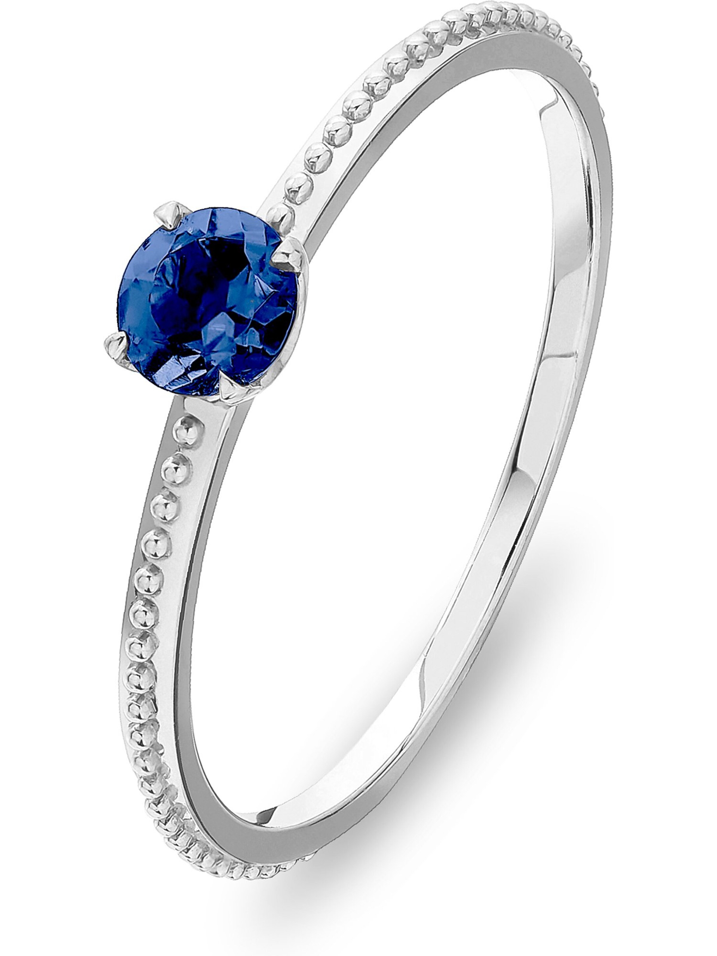 CHRIST Ring in Weiß: Vorderseite