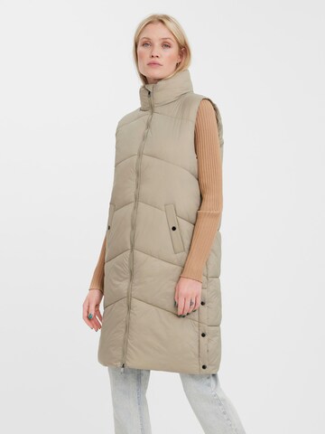 Gilet 'Uppsala' VERO MODA en gris : devant