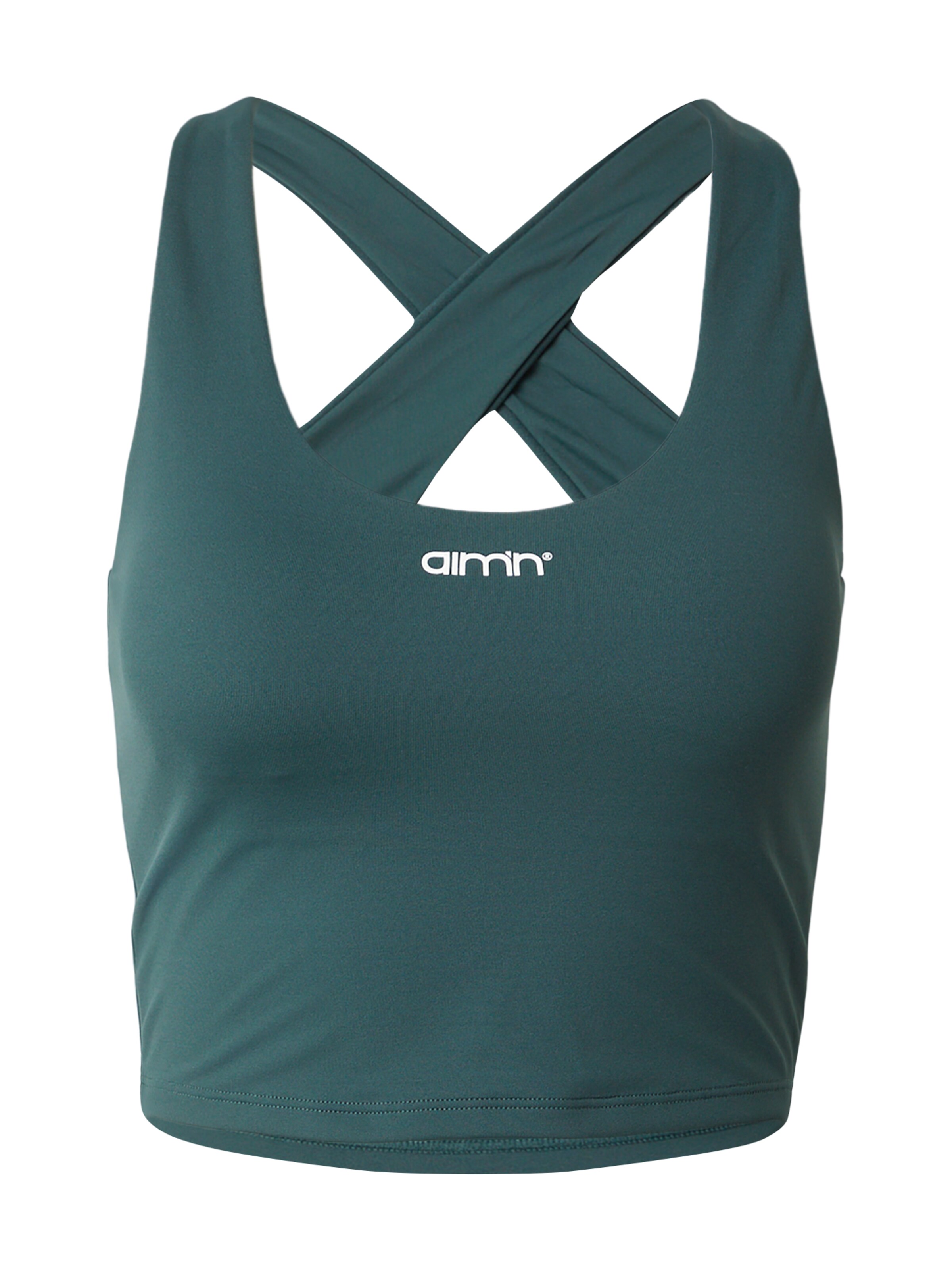 Aim'n - Bustier Sujetador deportivo 'Essential' en verde: frente
