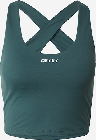 Aim'n - Bustier Sujetador deportivo 'Essential' en verde: frente