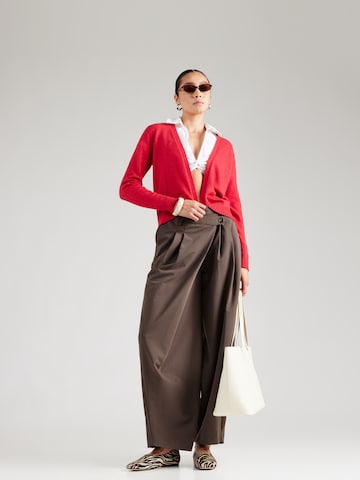 Cardigan 'VIRIL' VILA en rouge