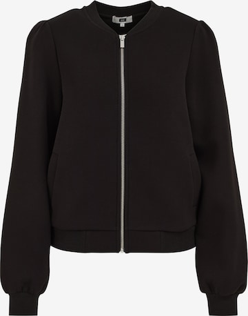 juoda WE Fashion Demisezoninė striukė: priekis