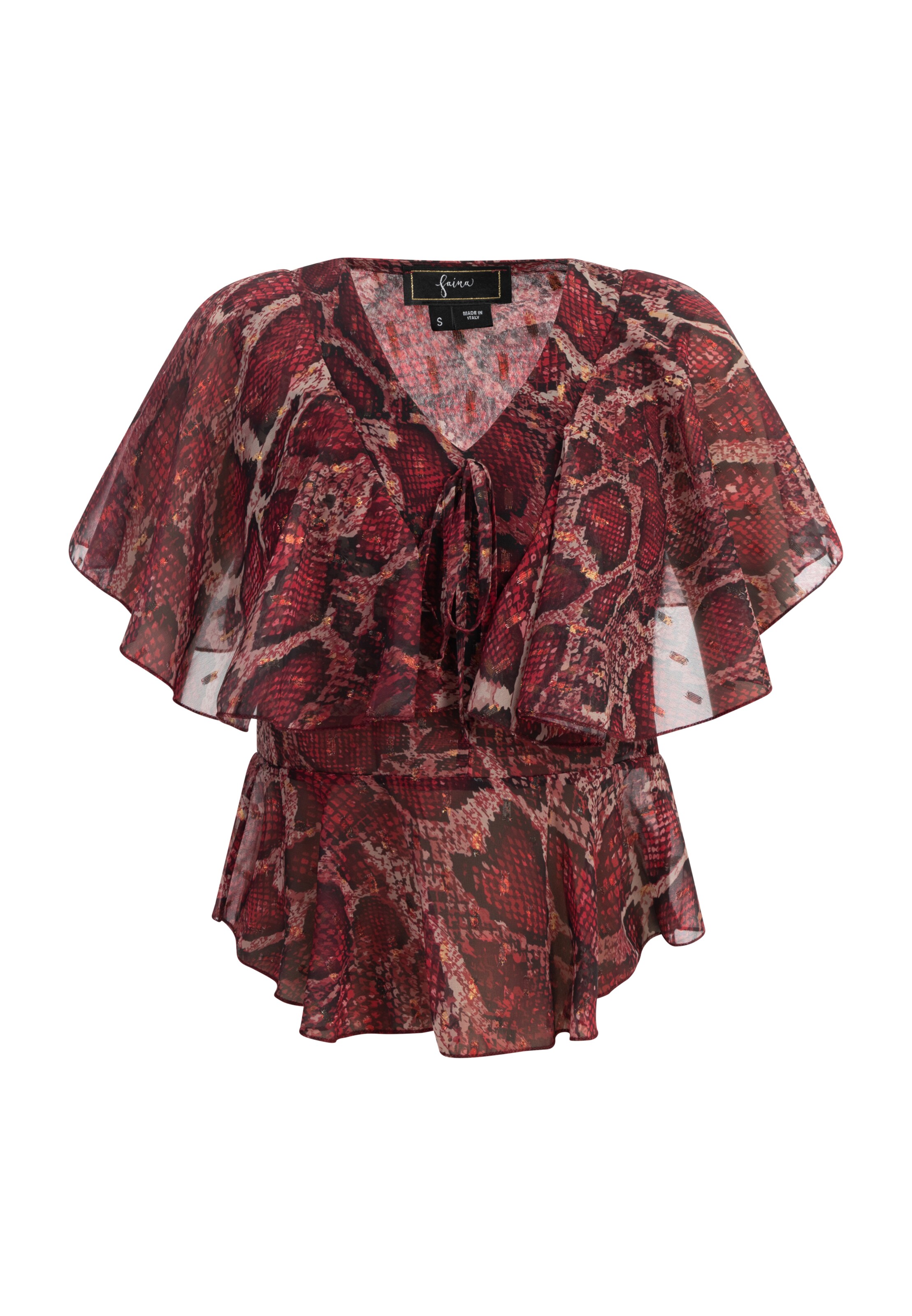 faina Blouse in Red: front