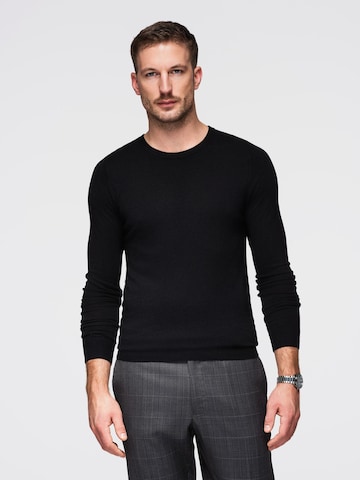 Ombre Sweater in Black: front