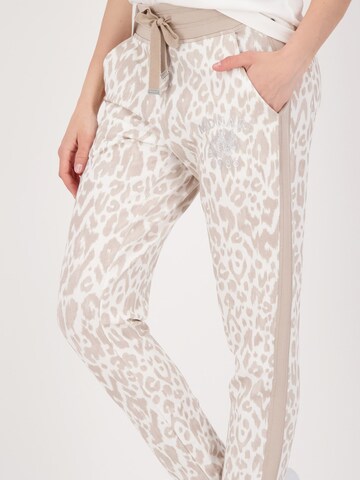 monari Regular Broek 'Leo' in Beige