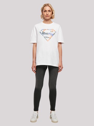 T-shirt oversize 'Superman' F4NT4STIC en blanc