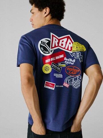 T-Shirt Red Bull Racing x Pepe Jeans en bleu