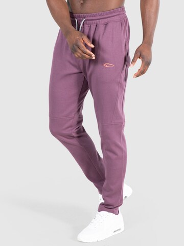 Smilodox Tapered Jogginghose 'Leon' in Lila