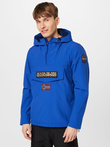 Veste fonctionnelle 'Rainforest' NAPAPIJRI en bleu : devant