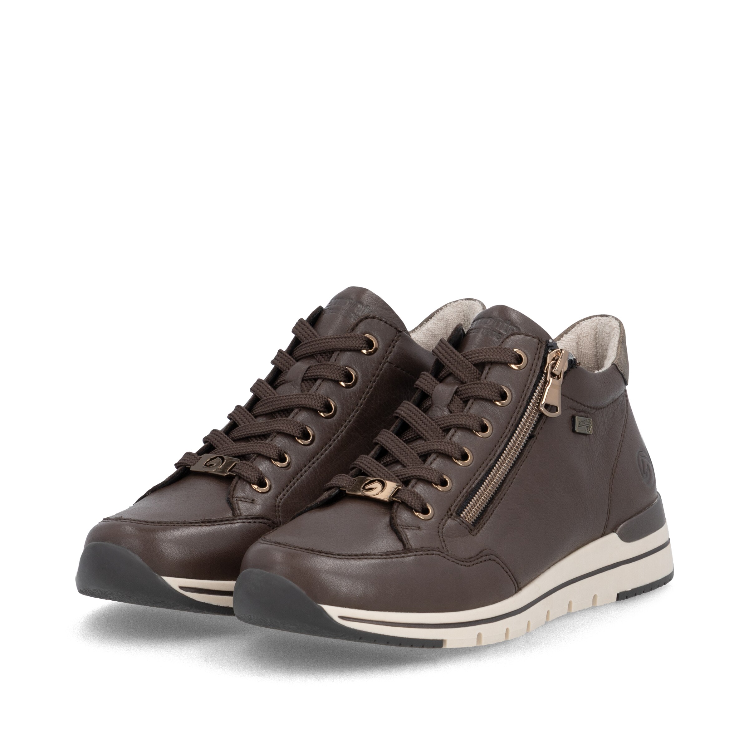 Chaussure de sport à lacets REMONTE en marron