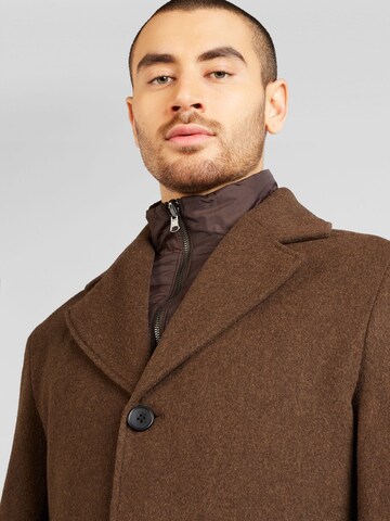 Bruun & Stengade Between-Seasons Coat 'Portmore' in Brown