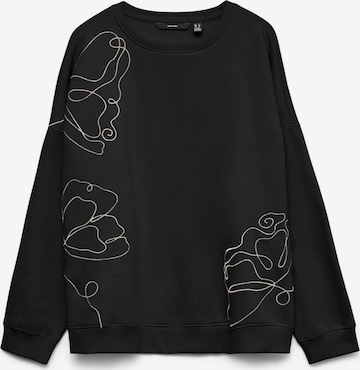 Sweat-shirt VERO MODA en noir : devant