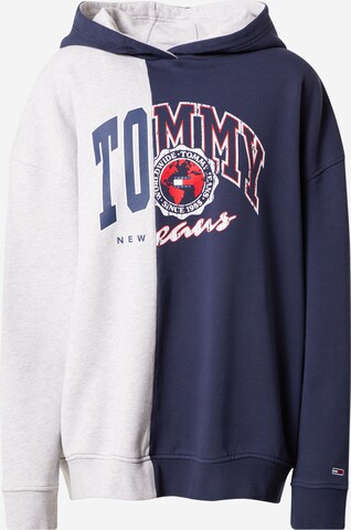 Tommy Jeans Суичър в синьо: отпред