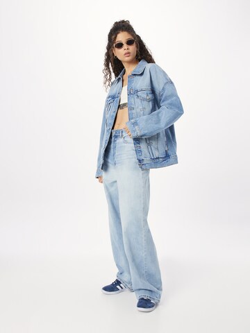 WEEKDAY Wide Leg Jeans 'Astro' i blå