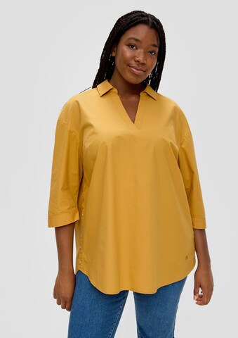 TRIANGLE - Blusa em amarelo: frente