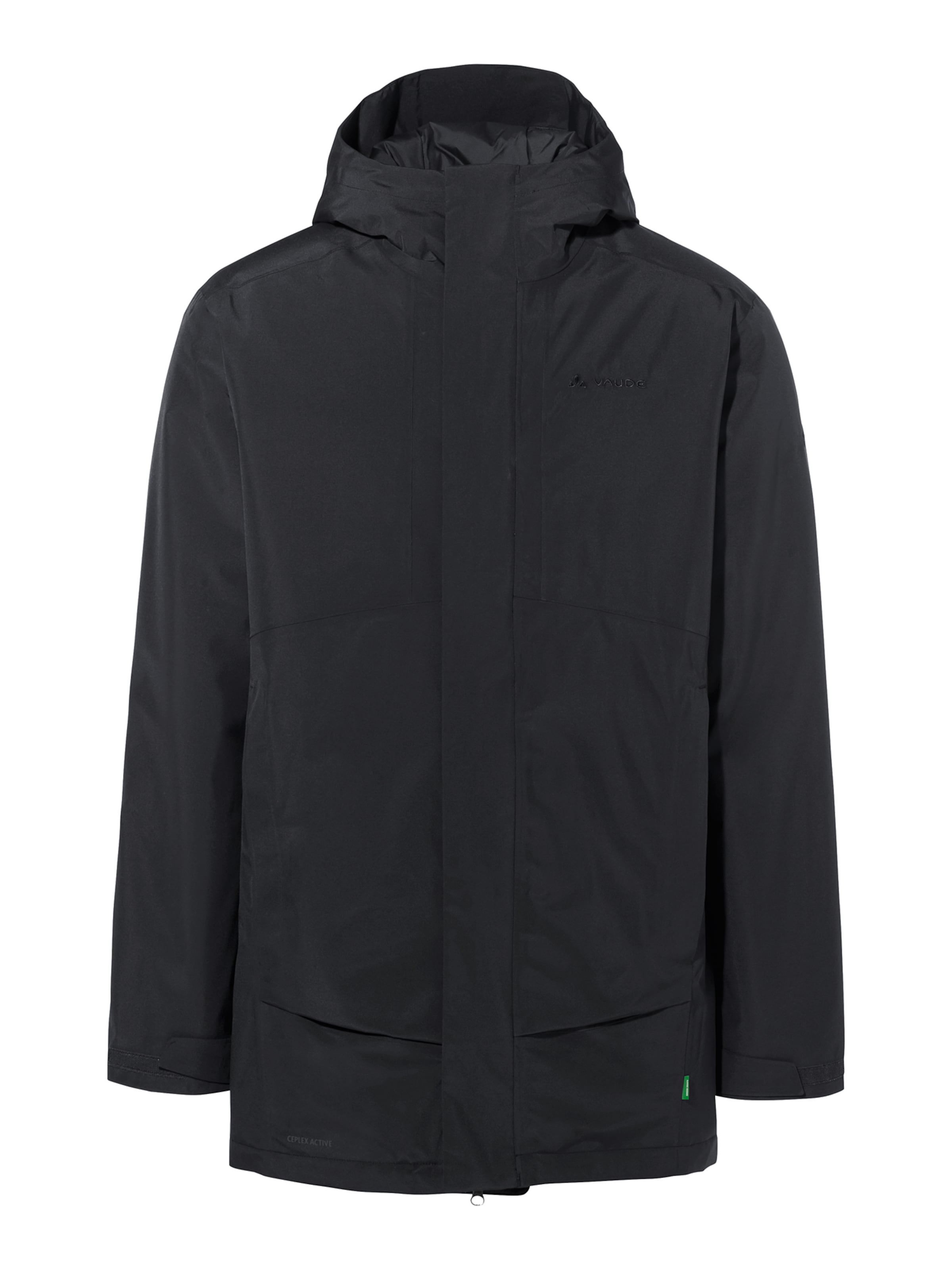 VAUDE Between-Seasons Parka 'Rosemoor' in Black: front